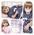 Boneca Reborn De Silicone Realista Loira + Enxoval 13 Itens - Imagem 1