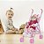 Boneca Reborn Realista Girafinha Loira 16 Itens Carrinho - Imagem 5