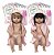 Boneca Reborn Realista Gêmeas Loira Morena Enxoval 26 Itens - Imagem 1