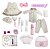 Bebe Reborn Realista Menina Morena Enxoval Completo Bolsa - Imagem 4