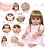 Boneca Reborn Loira Realista Corpo De Vinil 46cm + Itens - Imagem 3