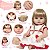 Boneca Reborn Realista Loira Princesa Com Chupeta 13 Itens - Imagem 3