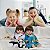 Bebe Reborn Gêmeos Casal Pandinha Girafinha Baby Com Itens - Imagem 5