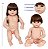 Bebe Reborn Gêmeos Casal Pandinha Girafinha Baby Com Itens - Imagem 6