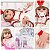 Boneca Reborn Loira Realista 46cm Com Bolsa Enxoval Completo - Imagem 1