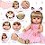 Bebe Reborn Realista Menina Coelhinha Loira Enxoval Luxo - Imagem 3