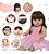 Boneca Reborn Realista Bailarina Coelhinha 30 Frases Enxoval - Imagem 3