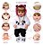 Boneca Reborn Realista Loira Panda Enxoval Bolsa 30 Frases - Imagem 3