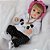 Boneca Reborn Realista Loira Panda Enxoval Bolsa 30 Frases - Imagem 5