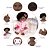 Boneca Reborn Bebê Realista Negra Pijama Roupão 13 Itens - Imagem 3