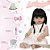 Boneca Reborn Realista Menina Morena Corpo De Vinil 13 Itens - Imagem 4