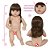 Boneca Reborn De Silicone Cabelo Castanho Linda 13 Itens - Imagem 6