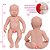 Boneca Reborn Realista Olhos Fechados Com Lindo Conjunto - Imagem 6