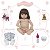 Boneca Reborn Realista Menina Coelhinha Enxoval 12 Itens - Imagem 4