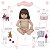 Boneca Tipo Reborn Bebê Realista Coelhinha Enxoval Completo - Imagem 4