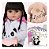 Boneca Reborn Realista Menina Pandinha Morena Baby 30 Frases - Imagem 1