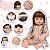 Bebe Reborn Menina Girafinha Saída De Banho Enxoval Completo - Imagem 3