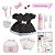Boneca Reborn Realista Morena Linda Enxoval 20 Itens Bolsa - Imagem 4