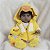 Boneco Reborn Menino Cabelo Cacheado Com Roupa Patinho - Imagem 5