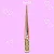Delineador Shine Glitter Dourado Lua & Neve - Imagem 1