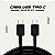 Cabo USB Tipo C para Tipo C Preto Marblue - Imagem 4