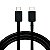 Cabo USB Tipo C para Tipo C Preto Marblue - Imagem 2