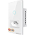 Interruptor com Tomada Inteligente 1 Botão Touch Zigbee 4x2 Branco Novadigital - Imagem 3