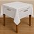Toalha De Mesa Pendure Oxford Branco 150x150cm - Imagem 3
