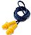 Protetor Auditivo Plug Silicone Amarelo Com Cordão 17DB - Maxxi Royal - CA 41614 - Imagem 1