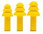 Protetor Auditivo Plug Silicone Amarelo Com Cordão 17DB - Maxxi Royal - CA 41614 - Imagem 2