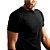 Camiseta Masculina Básica Preta Algodão Fio 30.1 Comfort | Hombre - Imagem 7
