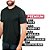 Camiseta Masculina Premium Algodão Egípcio Preta | Marca Hombre - Imagem 7