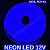 Mangueira Neon LED 12V 50MTS 6X12mm Azul Royal 12w/mt Flexível 12volts - Imagem 2