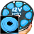 Mangueira Neon LED 12V 50MTS 6X12mm Azul Ciano 12w/mt Flexível 12volts - Imagem 1