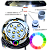 Luminária P/ Piscinas 12W LUZ RGB 12V IP68 80mm 3-IN1 1/2 3/4 Premium A Prova D’água 9w Aço Inox iluminação Super LED - Imagem 2