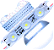 Módulo LED 2835 AC-220V 1,5W Branco Frio 8000K 3-Leds ip67 Direto Na Energia Injetado Lente 170º 220V P/ Luminosos - Imagem 1