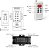 Controladora RGB RF 4.33MHZ 360W 30A 12v-24v Comando Analogico P/ Fita Leds - Imagem 5