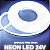 Rolos Com 25mts Mangueira Neon LED 24V 6X12mm Branco Frio 8000k 12w/mt Flexível 24volts - Imagem 2