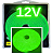 Mangueira Neon LED 12V 5mts 6X12mm Verde 12w/mt Flexível Corte 2,5cm 12volts - Imagem 1