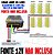 Módulo LED Mega Lente 3030 3W 12V 3-LEDs Amarelo ÂMBAR IP67 12Volts 60º Injetado Para Letreiros Super Leds - Imagem 4