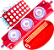 Módulo LED Mega Lente 3030 3W 12V 3-LEDs Vermelho IP67 12Volts 60º Injetado Para Letreiros Super Leds - Imagem 1