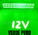 Módulo LED Mega Lente 3030 3W 12V 3-LEDs Verde Puro IP67 12Volts 60º Injetado Para Letreiros Super Leds - Imagem 2