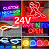 Rolos Com 25mts Mangueira Neon LED 24V 6X12mm Vermelho 12w /mt Flexível 24volts - Imagem 5