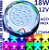 Luminária Refletor INOX P/ Piscinas RGB 18W 12v IP68 125mm Rosca 1/2 21mm Prova D’água - Imagem 7