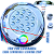 KIT 01 Refletor LED RGB Piscina 18W INOX 1/2 3/4 + Cabo 3MTS + Fonte Com Controlador RF integrado - Imagem 6