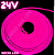 Rolos Com 25mts Mangueira Neon LED 24V Rosa Pink 6X12mm 12W/mt Flexível 24volts - - Imagem 2