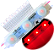 Módulo Led 5830 Chip Samsung Coreano IP68 Vermelho Lente 170º 3-led 12v 7cm injetado - Imagem 1