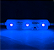 Módulo Led 5830 Chip Samsung Coreano IP68 Azul Ciano 3-led Lente 170º 7cm injetado 12v - Imagem 3