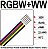 Rolos C/ 100mts Cabo Flat RGBW+WW 6vias 6X1.50mm P/  LED RGB Neon Fita 5v 12v 24v - Imagem 4