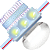 Micro Módulo LED 2835 30mm 0,6W 3-LEDs Branco Puro 6000K 12V IP67 Injetado Lente 160º - Imagem 1